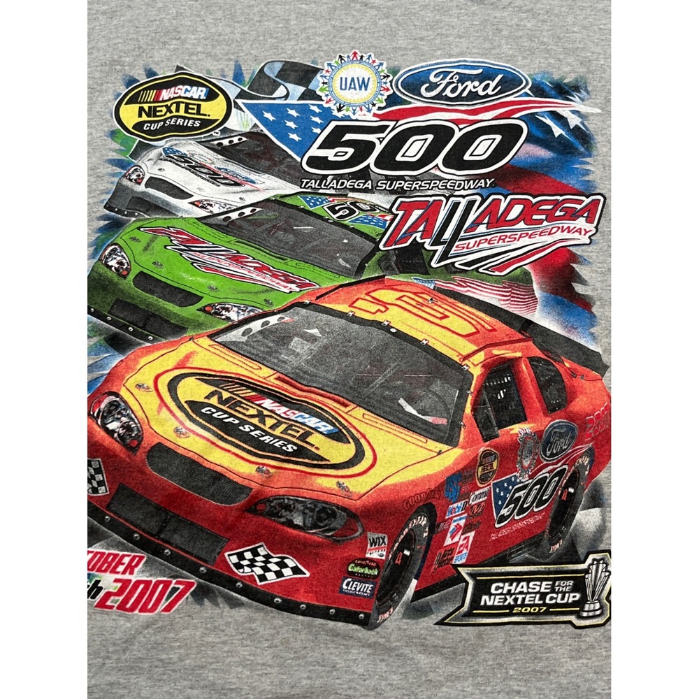2007 Talladega Superspeedway NASCAR Nextel Cup Series‎ T Shirt Men's XL